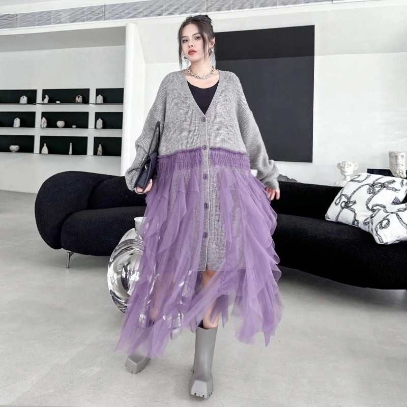 JFashion 25 ニットワンピース ルドッキング ニットカーディガン ロングカーディガン セーター メガ割