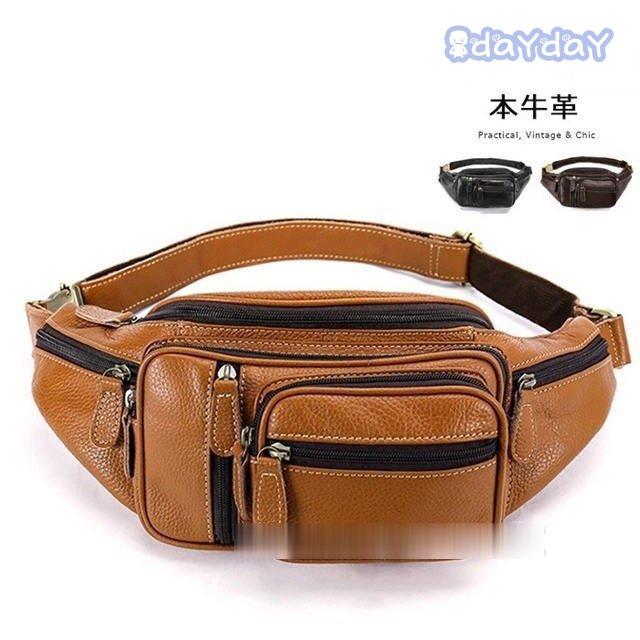 高品質な商品 3枚購入で200円OFF ウエストバッグ ウエストポーチ ショルダーバッグ 腰ポーチ メンズ レディース ヒップバッグ ボディバッグ 斜め掛け 本革 厳選牛革 レザ 出荷が迅速である