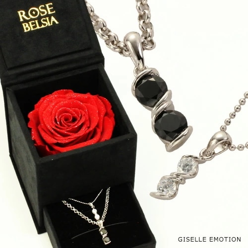 ペアネックレス ネックレス ペア シンプル 大人 バラのケース付き 美女と野獣 カップル お揃い ペア プレゼント 女性 結婚記念日 妻 誕生日プレゼント プレゼント レディース メンズ