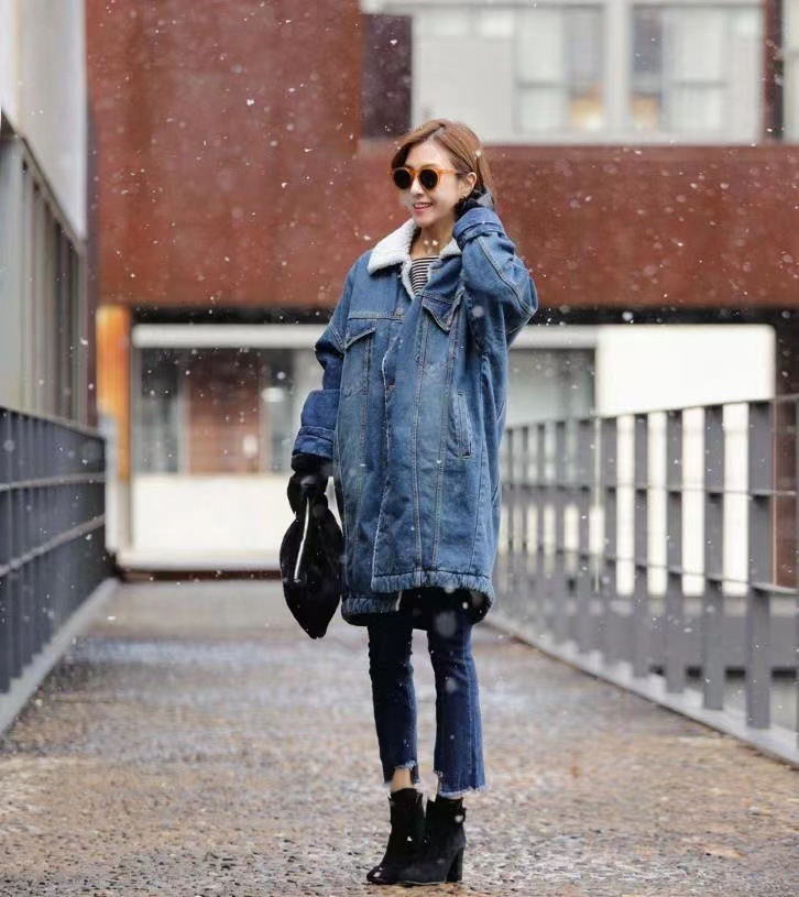 デニムジャケット レディース デニムコート ジャケット 秋冬 大きいサイズ ボアジャケット 厚手 裏起毛 ミディアム丈 デニムコート 防寒 アウター 新作