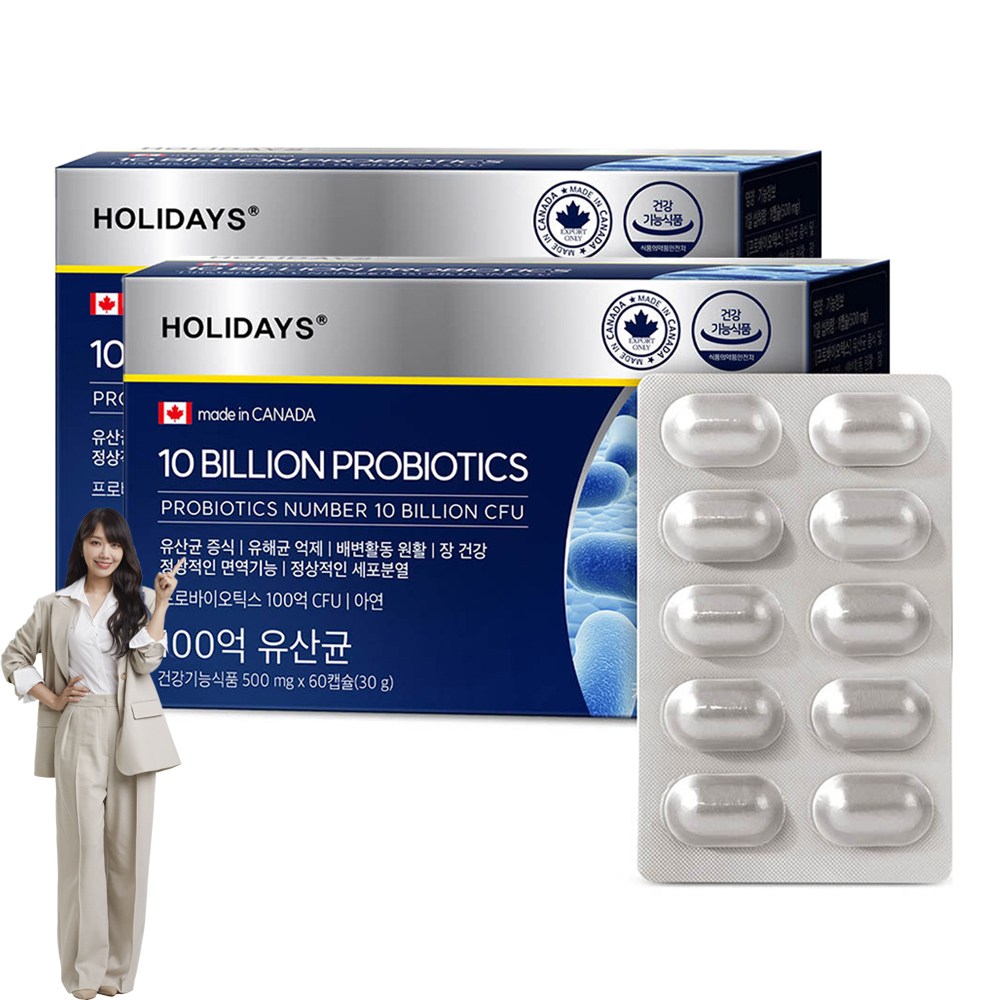 ホリデー100億乳酸菌30g60錠2個