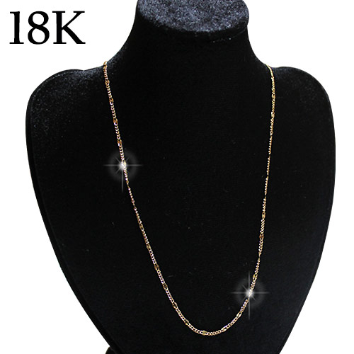 オリジナル商品18Kゴールドネックレス 18K K18 カッティング ゴールド ネックレス ネックレスチェーン チェーン