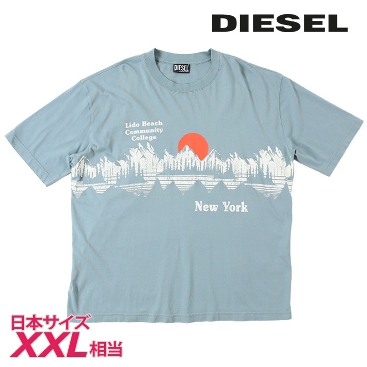 半袖Tシャツ カットソー メンズ T-WASH-C20 クラックプリント クルーネック die-m-t-f4-4t7