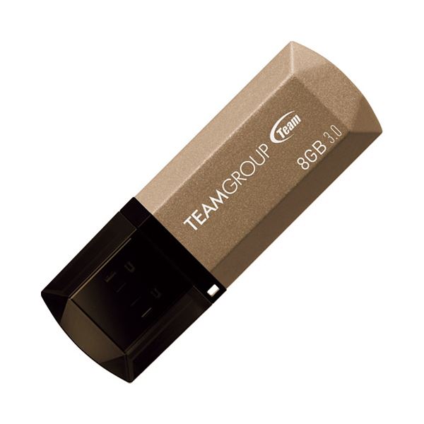 （まとめ） TEAM USB3.0キャップ式USBメモリ8GB TC15538GD01(×10セット)