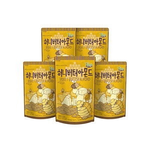 [ad220]ハニーバターアーモンド130gx5p韓国産