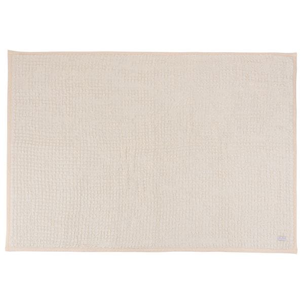 冷感ポップコーンラグ アイボリー 約W190xD130cm