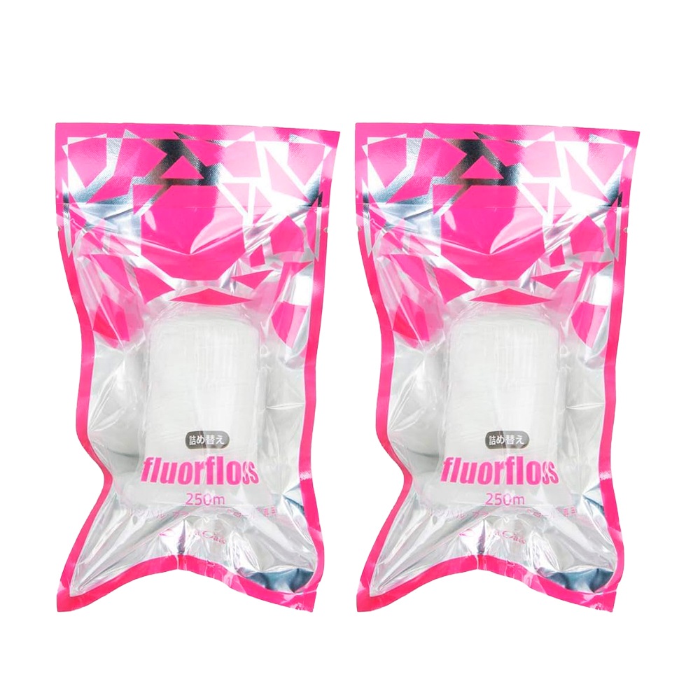 フロアフロス 250m 詰め替え用 歯周病 歯肉 マッサージ デンタルフロス 歯茎 歯茎ケア ハグキ 歯科専売品 2個