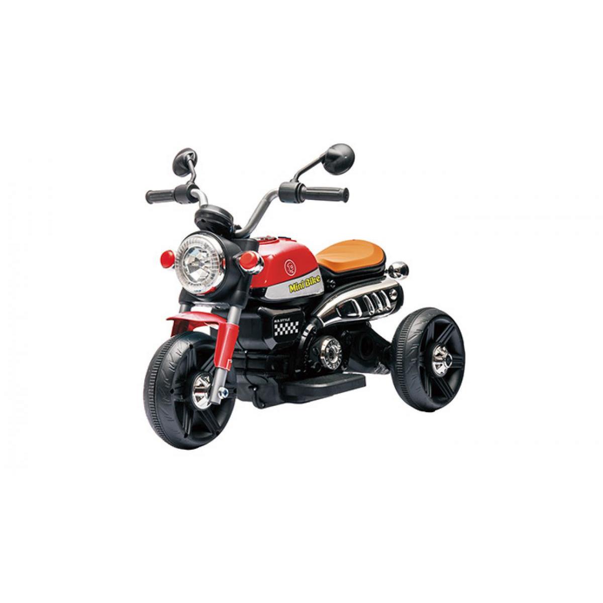 【在庫有・即納】RAMASU こども用 電動乗用 3輪ミニバイク レッド 子供 バイク 乗れる おもちゃ 電動 音 光る クリスマス 誕生日 プレゼント 電動バイク