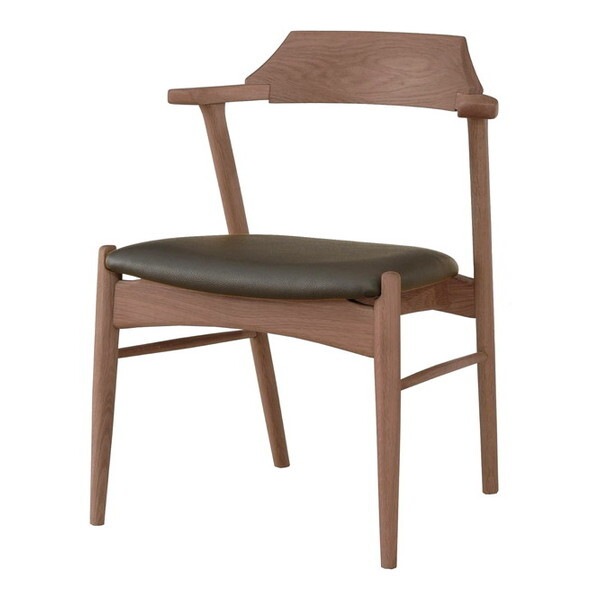 筑波産商 YUME2 109AT アームチェア WBNR/BK メーカー直送 27,285円