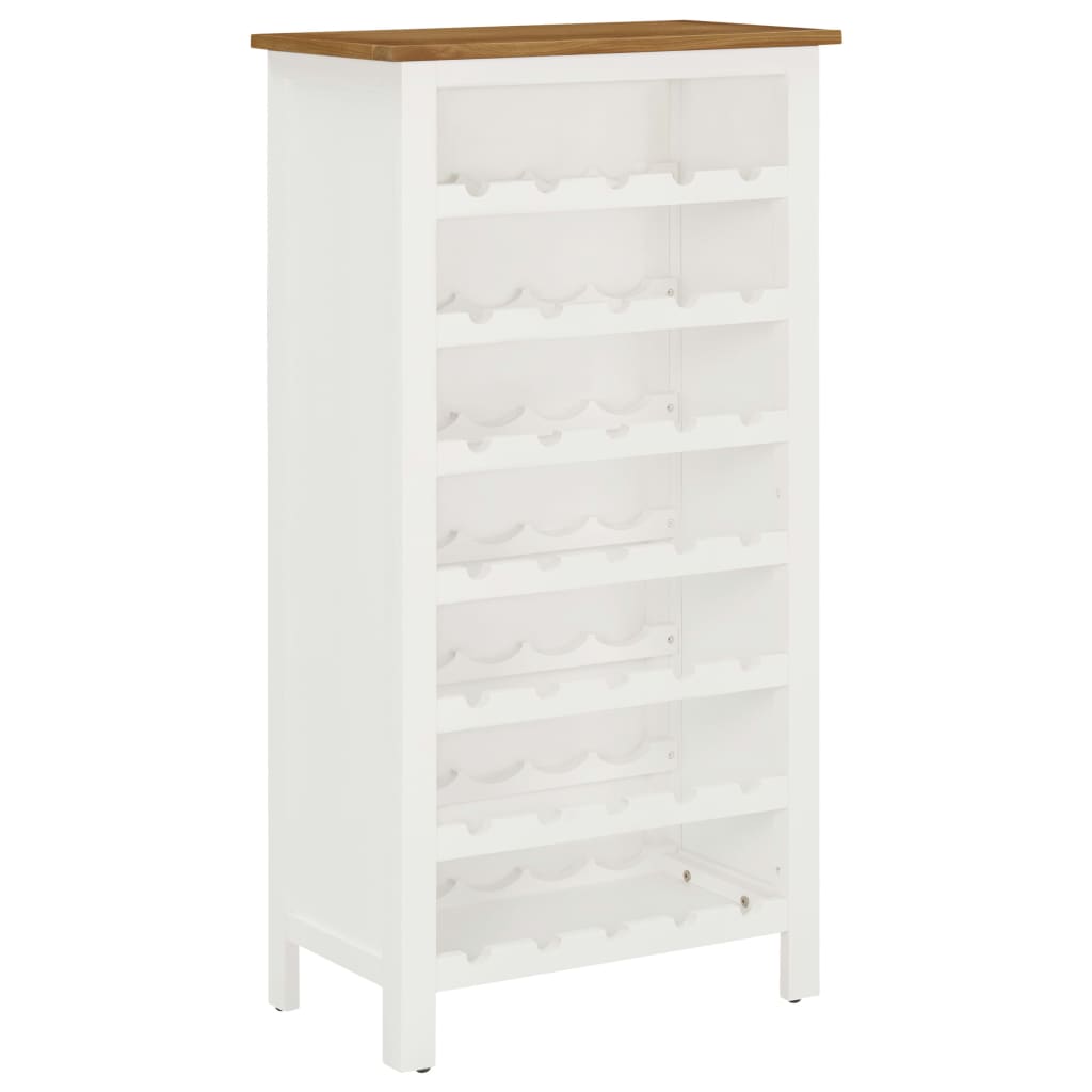 ワインキャビネット 56x32x110cm オーク無垢材 14,385円