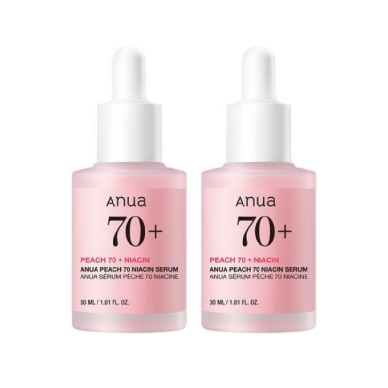 桃70%ナイアシンセラム30m/+30ml/トーンアップ透明肌/水分/角質鎮静/光彩/韓国コスメ/美容液/透明感アップ /毛穴ケア/保湿 人気