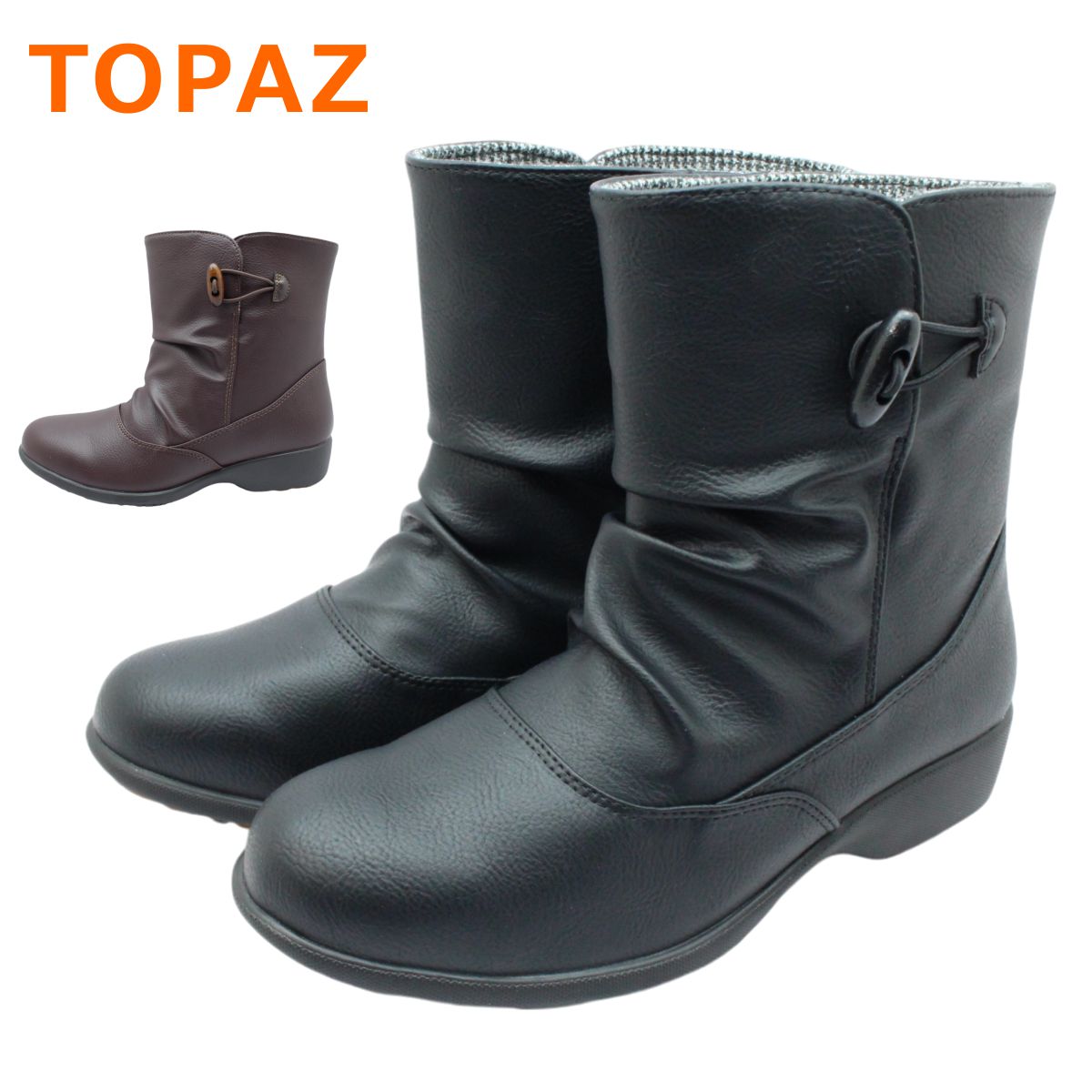 トパーズ TOPAZA レデイース スノーシューズ カジュアル TZ-4654 4654 防水 防滑 4E幅広 ブーツ 婦人靴 5,942円