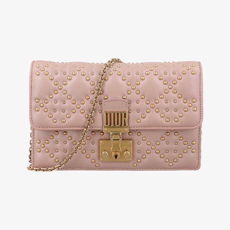 チェーンウォレットピンクレザー01-BO-0177中古 57,600円