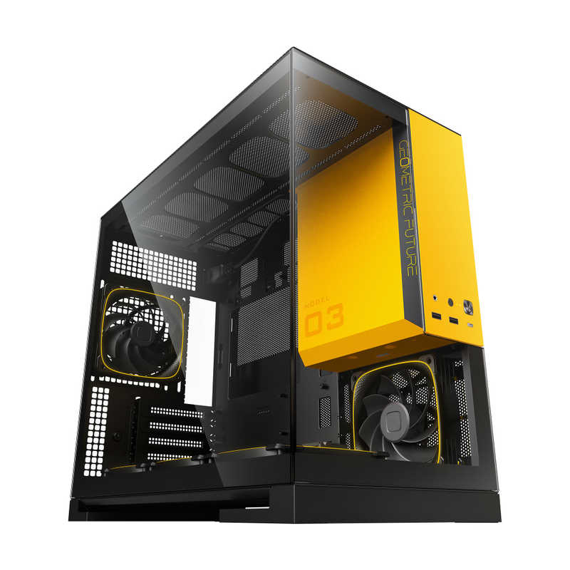 GEOMETRICFUTURE　Model 3 Yellow/Black with 5FAN　GF-M3-YBPLUS