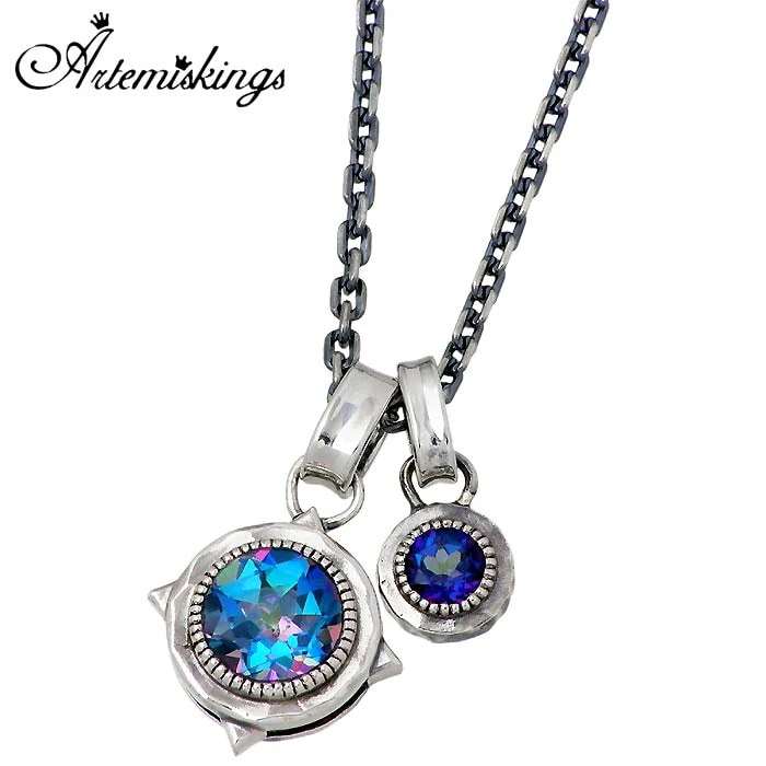 アルテミスキングス ARTEMIS KINGS ダブル ラウンド シルバー ネックレス アクセサリー ミスティックトパーズ アルテミスクラシック Artemis Classic AKP0110