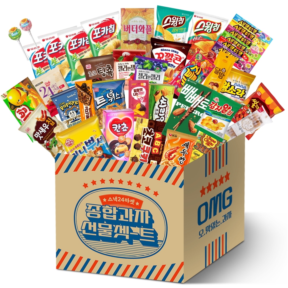 韓国で最も人気のあるスナック総合24個セット