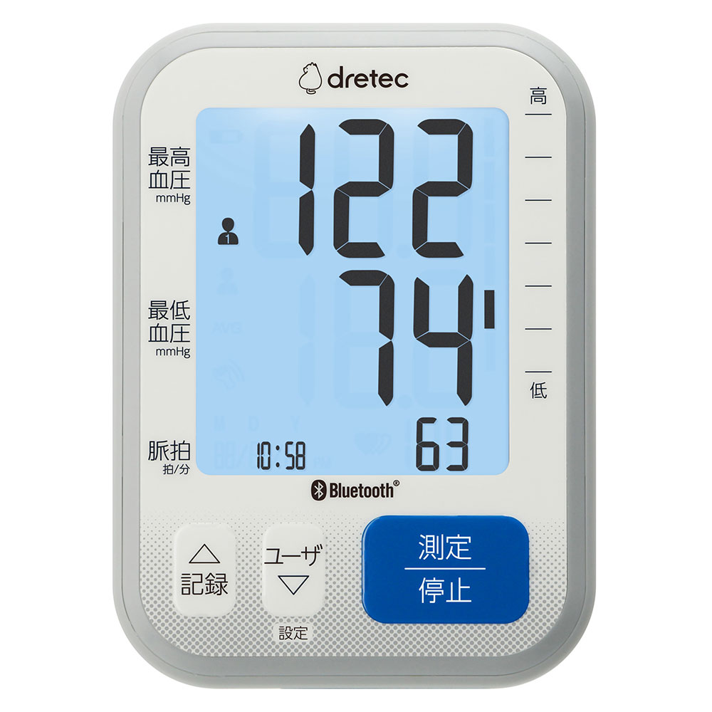 上腕式血圧計 BM-501 Dr.SCANconnect 薄型 大画面 アプリ管理 (sa)