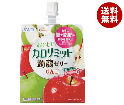 たらみ カロリミット蒟蒻ゼリー りんご 150gパウチ＊...のサムネイル