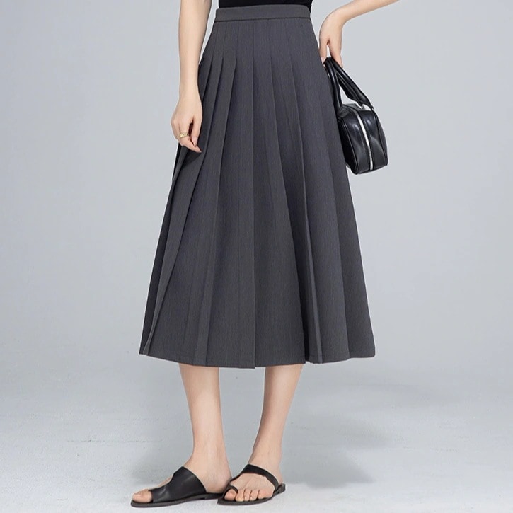 2枚購入で 2oo円FF!スーツ プリーツスカート25服の新型着痩せマキシスカート 通勤百掛けロングスカート