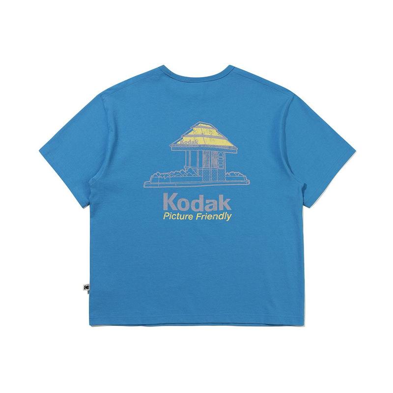 [公式] コットンポケットグラフィック半袖Tシャツ BLUE