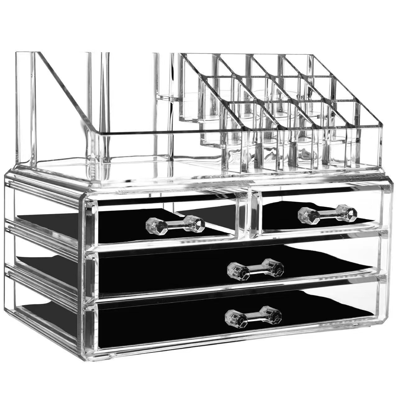 コスメ収納 メイクボックス 収納ボックス デスクトップストレージ 透明アクリル さまざまなスタイル 大容量 化粧品収納ケース 小物入れ 雑貨 おしゃれ 女性 プレゼント-98