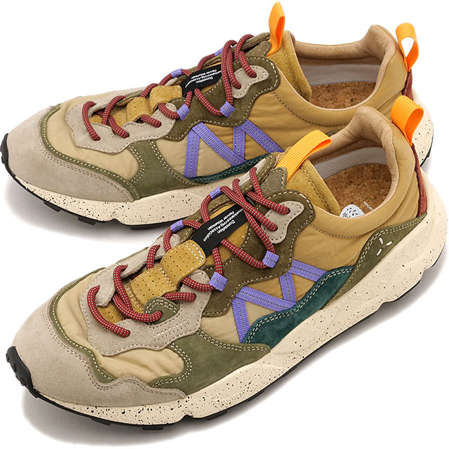 スニーカー レンザン [FM107032] LENZAN メンズ シューズ フェス アウトドア Beige/L.Green 正規取扱店