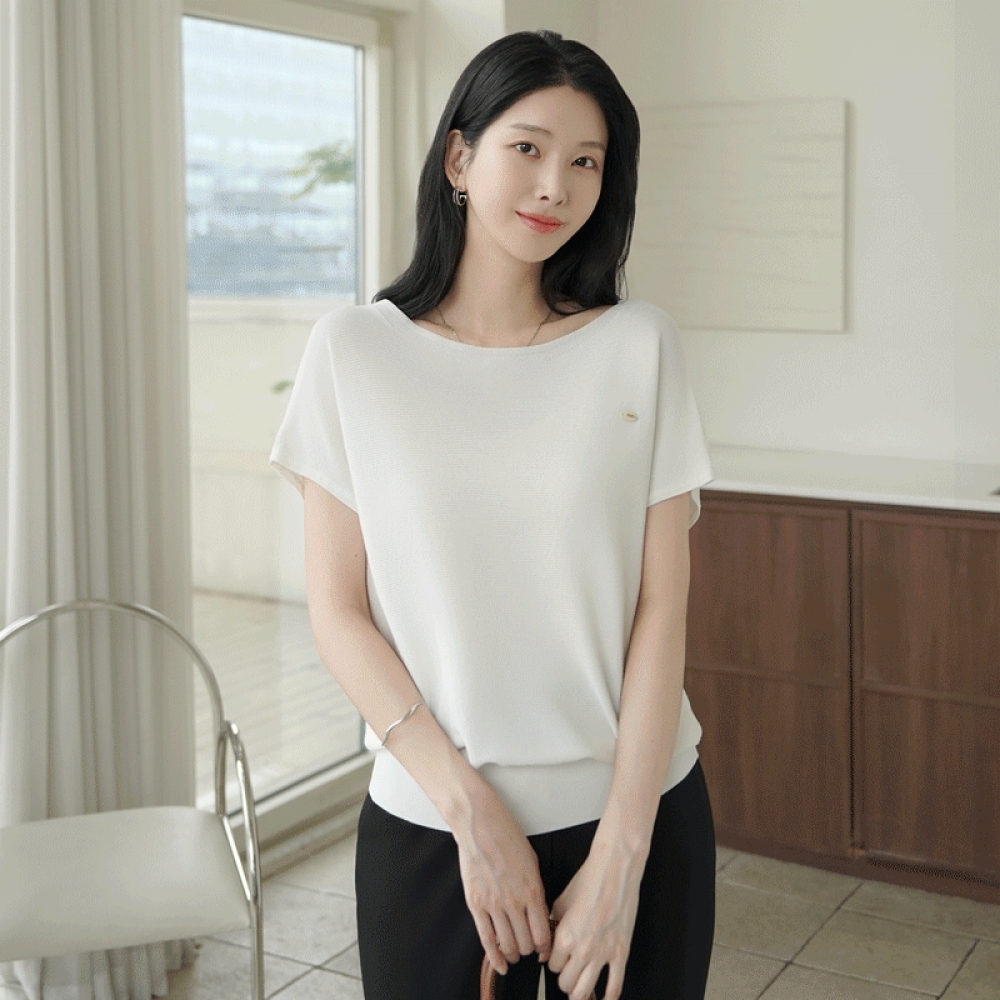 クリックアンドファニー シェルディットラウンドペンダントニット