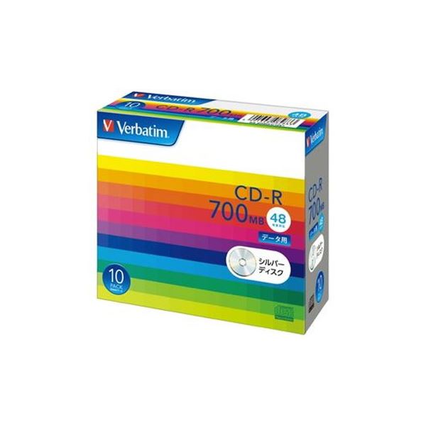 （まとめ）Verbatim Japan CD-R 700MB SR80FC10V1 10枚[x10]