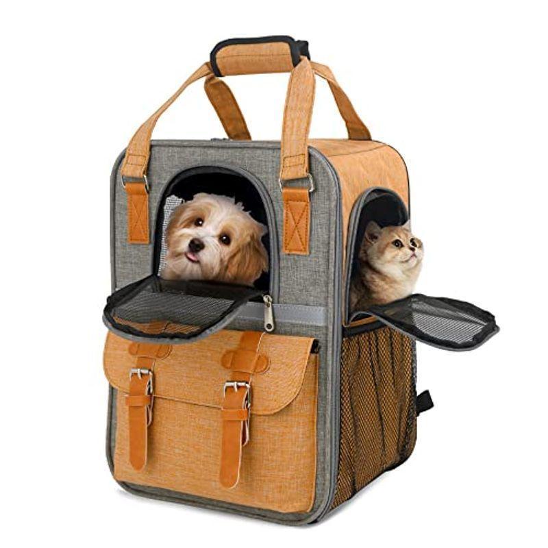 猫 キャリー バッグ リュック ペットキャリー バッグ 猫リュック 猫キャリーバッグ 折りたたみ 変形しない 通気 犬 小型犬 うさぎ