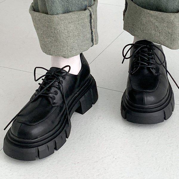 ウォーカーチャン 厚底 女性 レディース ローファー フラットシューズ 短靴 5cm taz3053_P348376433