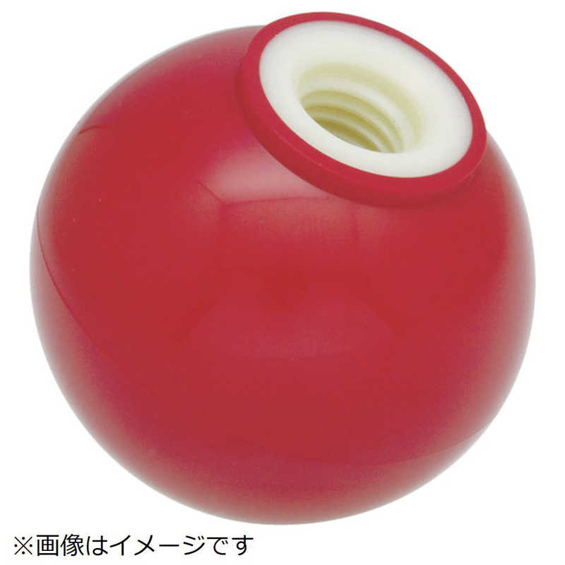 トラスコ中山　樹脂製握り玉 金具なし赤 40XM12mm　TPB4012R (1箱20個)
