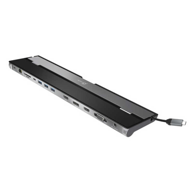 J5　Type-C Triple Display ドッキングステーションPD100W対応　JCD543 ブラック