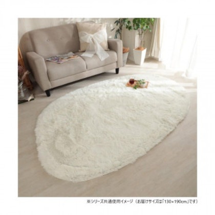 グラムスタイル シフォン 異形 IV スノー 130x190cm 「GSCD307336」