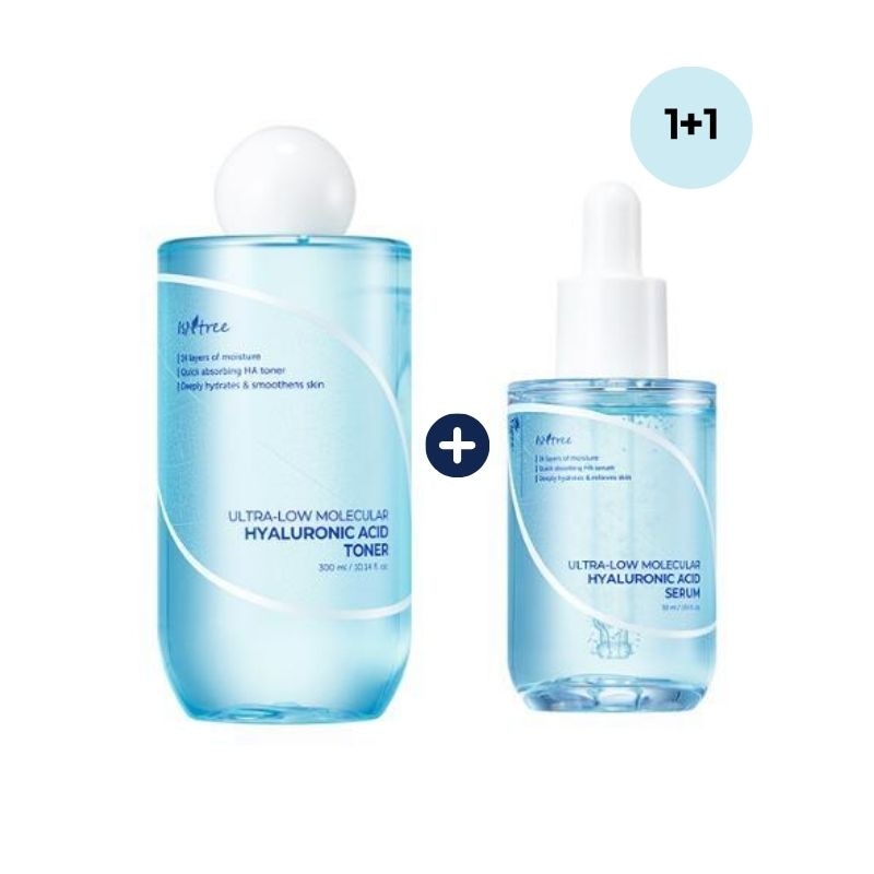 [スキンケアセット] 超低分子ヒアルロン酸トナー 300ml+超低分子ヒアルロン酸 エッセンス 50ml