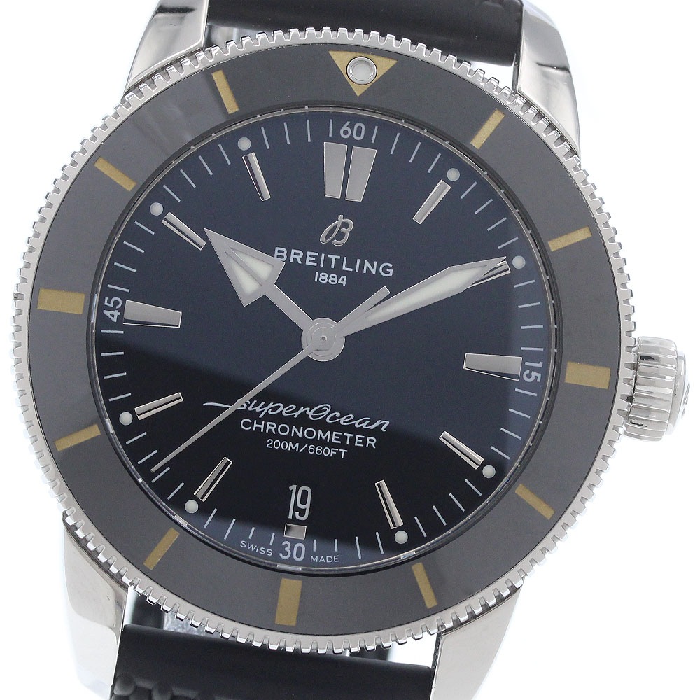 ブライトリング BREITLING AB2030 スーパーオーシャン ヘリテージII B20 デイト 自動巻き メンズ 美品 保証書付き_961999【中古】