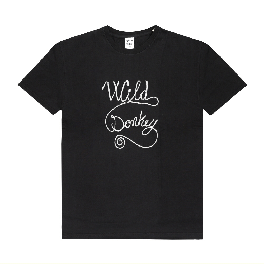 ワイルド・ドンキー T-CHAIN LOGO BLACK ユニセックス 半袖Tシャツ