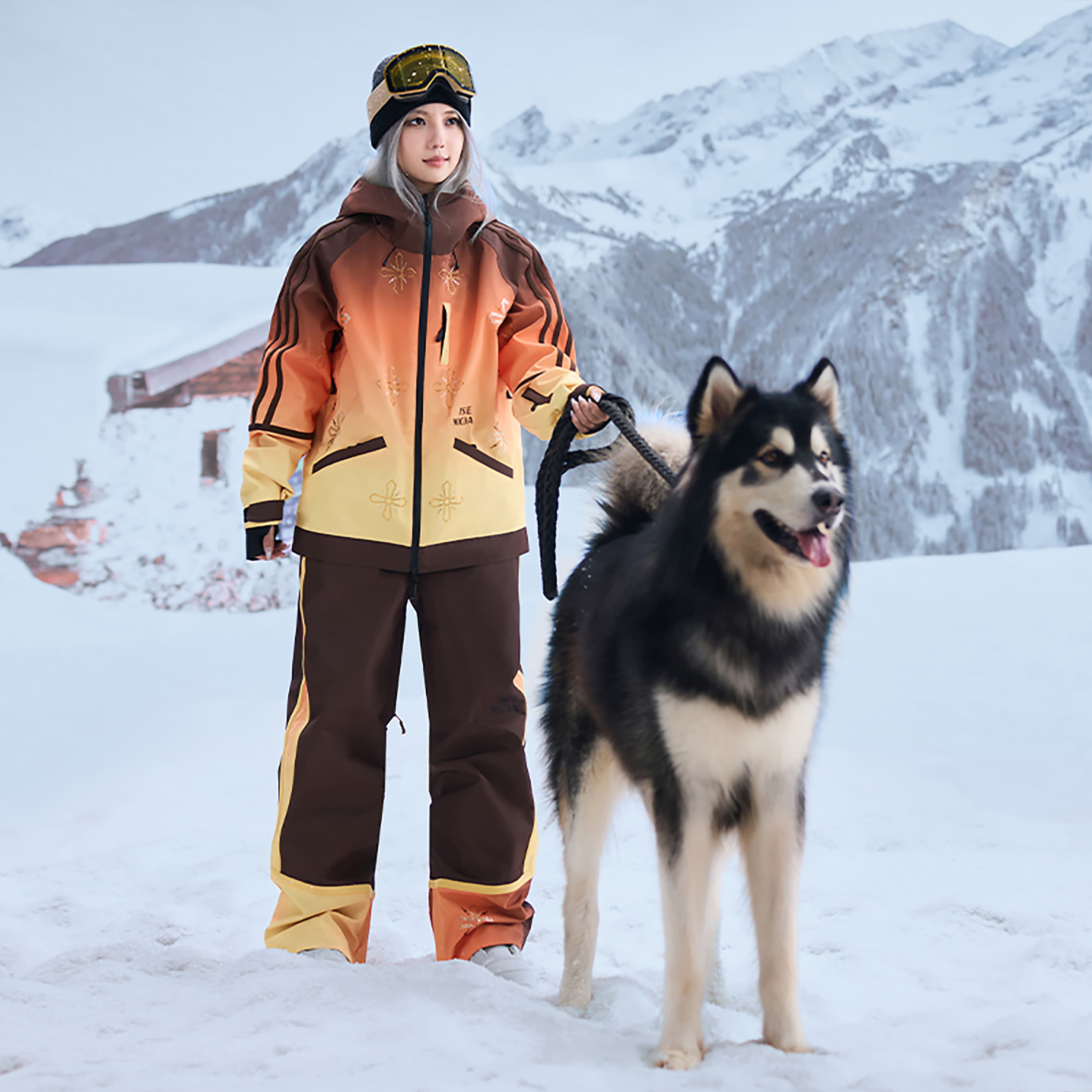 スノーボードウェア 2025-2026 上下セット レディース メンズ 防水20000mm スキーウェア スノボウェア ジャケット アウター パーカー ロングパンツ 男女兼用 防水 防寒