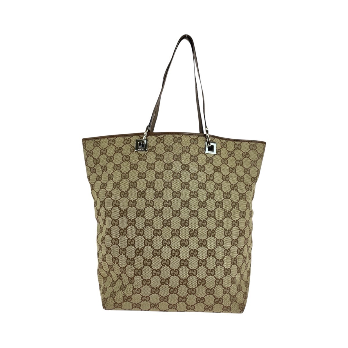 ベージュ ブラウン GGキャンバス/レザー 31243 トートバッグ ショルダーバッグ レディース 503290