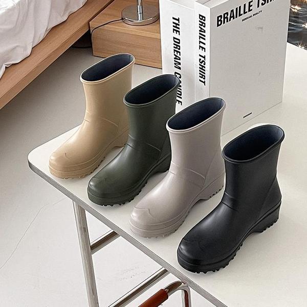 女性用レインブーツ 防水ブーツ ショートブーツ