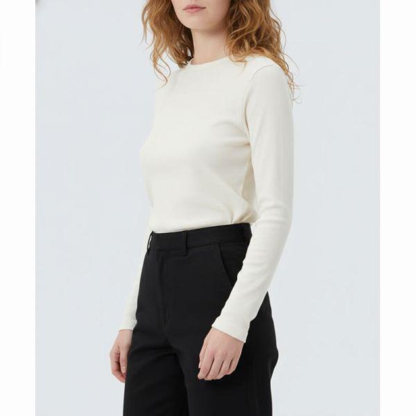 SNOWPEAK APPAREL コナドゥ 女性 長袖 Tシャツ S25FWFTL25 クリーム