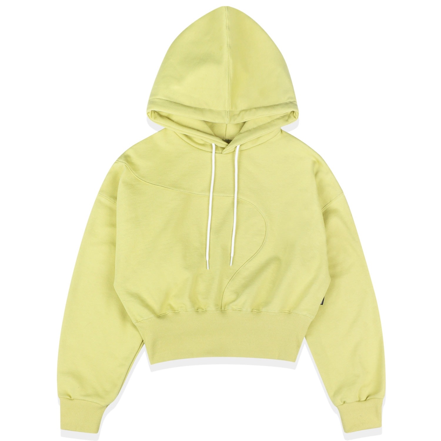 INSIDE OUT WAVE CROP HOODIE（LIME）/size：OS