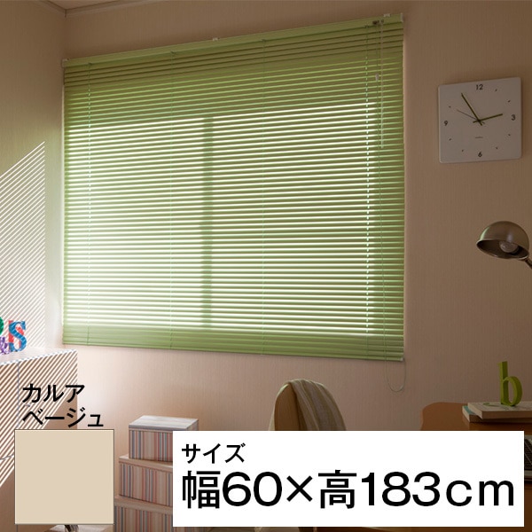 立川機工 ティオリオ アルミブラインド 遮熱コート 60183 カルアベージュ メーカー直送