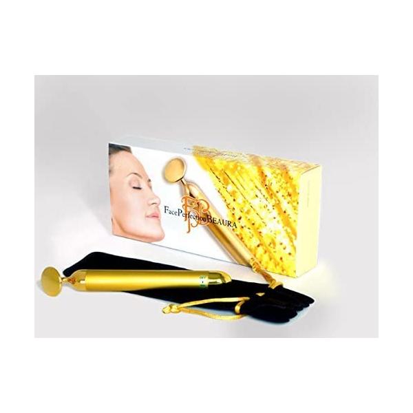 24K Beauty BAR BEAURA 純金 超音波美顔器 フェイスパーフェクションビオーラ BM-2日本製