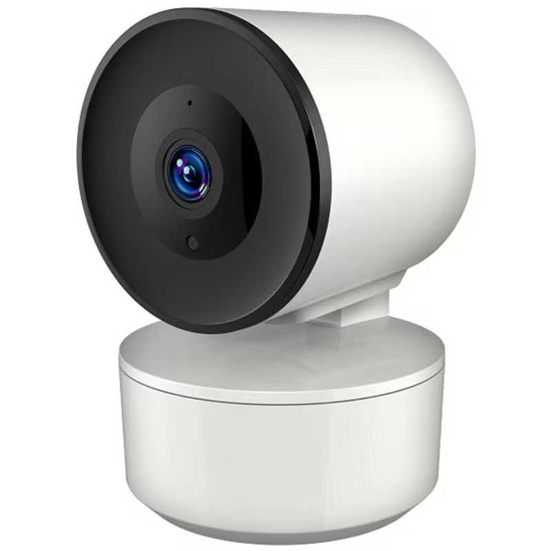 カシムラ　スマートカメラ 400万画素 AI 搭載 人体識別 自動追跡 首振り 高精細カメラ 暗視モード SDカード 対応 クラウド録画サービス アプリと連携　KJ-208