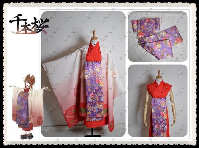 【新品開催 】VOCALOID初音ミク 姉MEIKO和服 千本桜　 コスプレ衣装 COS 高品質 新品 Cosplay アニメ コスチューム