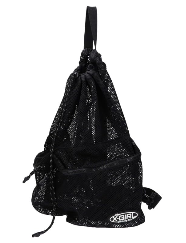 [エックスガール] 2ウェイメッシュナップサック 2WAY MESH KNAPSACK 105253053007 BLACK ONE SIZE