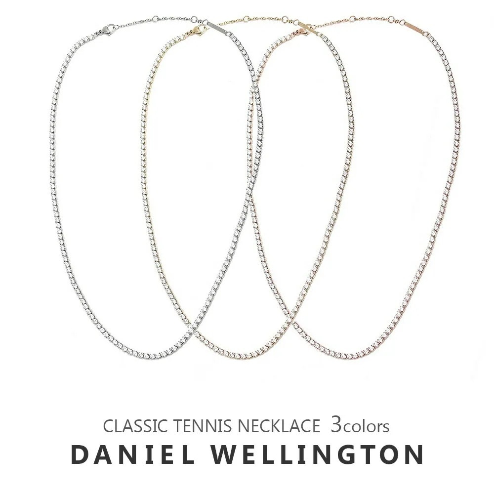 アクセサリー レディース クラッシックテニスネックレス ネックレス クリスタル シンプル DANIEL WELLINGTON CLASSIC TENNIS NECKLACE 並行輸入品
