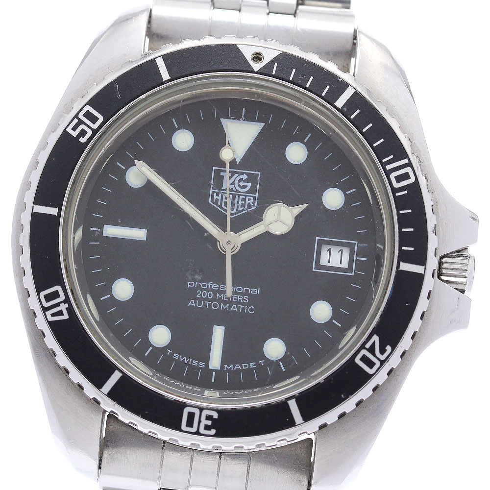 タグホイヤー TAG HEUER 844/5 プロフェッショナル200ｍ デイト 自動巻き メンズ _878406【中古】