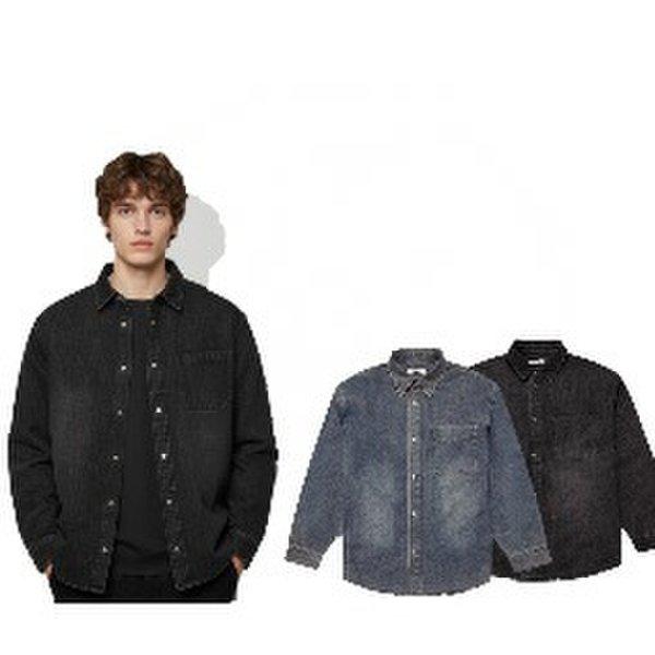 男性ワンポケットデニムシャツ 10540-020-810-10AB-SH