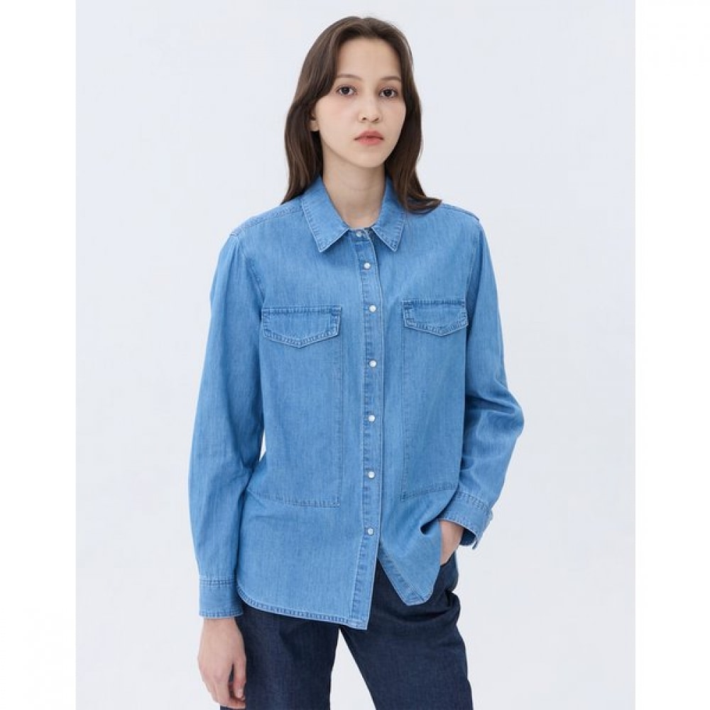 [24SS] [ベスト] [デニム] [100% コットン] [スタンディセラー] WSSH4B381N2